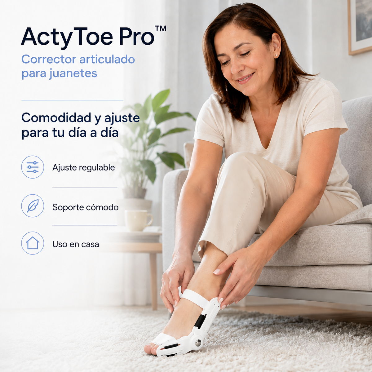 Align Pro™ — Corrector Articulado Ajustable para Juanetes