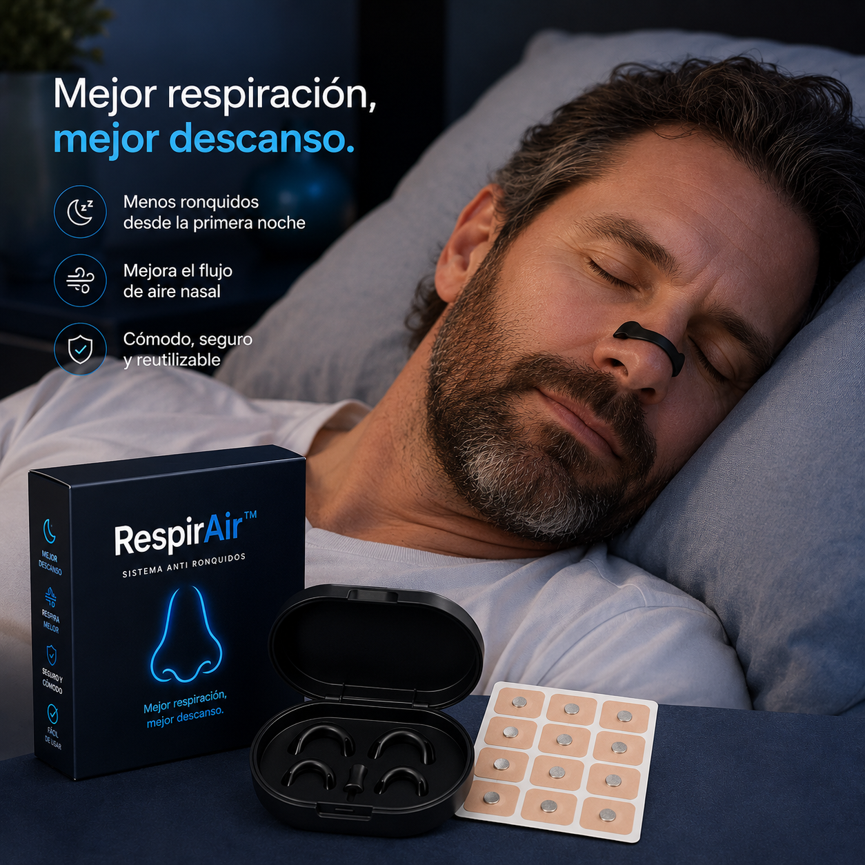 RespirAir - Noches más tranquilas, mejores días.