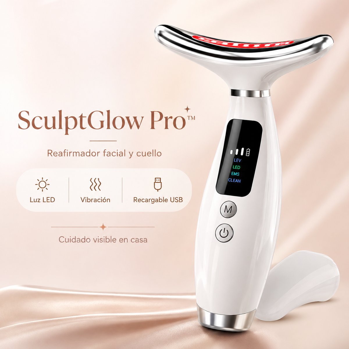 SculptGlow Pro - Reafirmador Facial y Reductor de Papada y Arrugas
