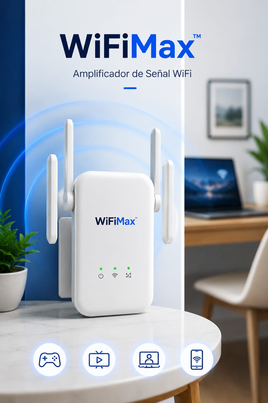 WiFiMax - Amplificador de señal de Internet.