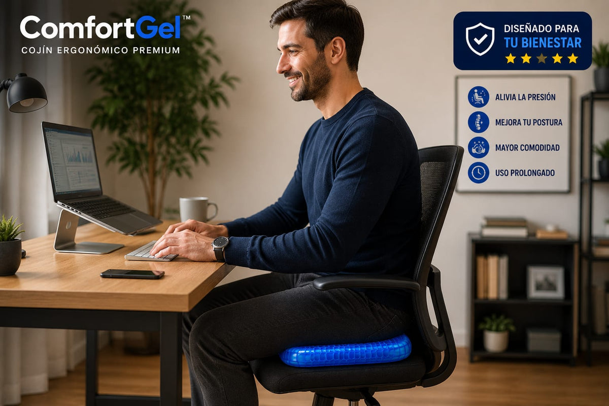 ComfortGel - Cojín Ergonómico Premium