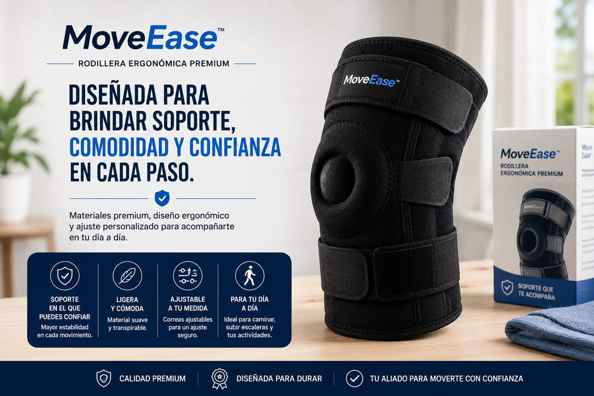 MoveEase - Rodillera Ergonómica Premium