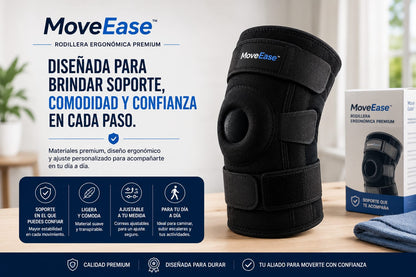 MoveEase - Rodillera Ergonómica Premium