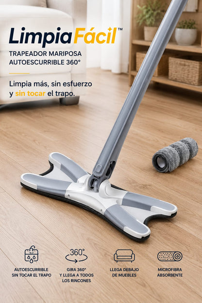 LimpiaFacil - Trapeador Autoescurrible 360