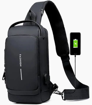 Mochila Anti-Robo con cargador integrado y a prueba de agua .